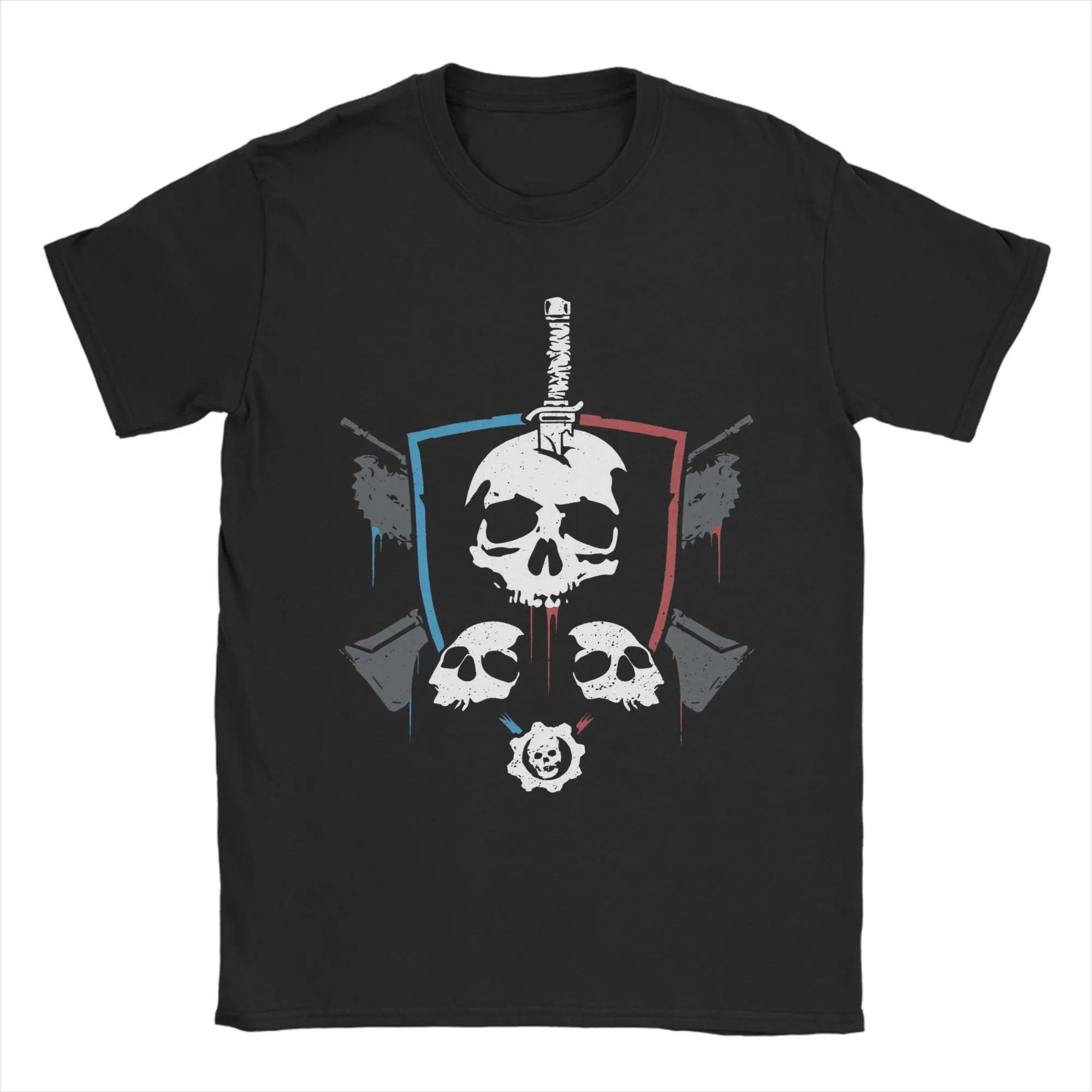 gears of wars 4 Crest T Shirt  Popular T-Shirts Short Sleeves Vintage Tops Summer 100 Cotton 4XL 5XL 6XL Top Tees