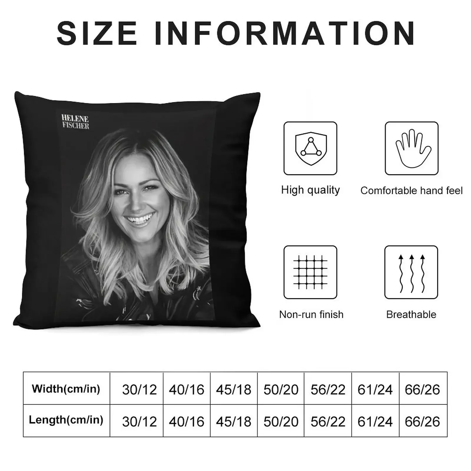 Helene fischer Throw Pillow Luxury Sofa Cushions Luxury Living Room Decorative Cushions pillow cover christmas pillow