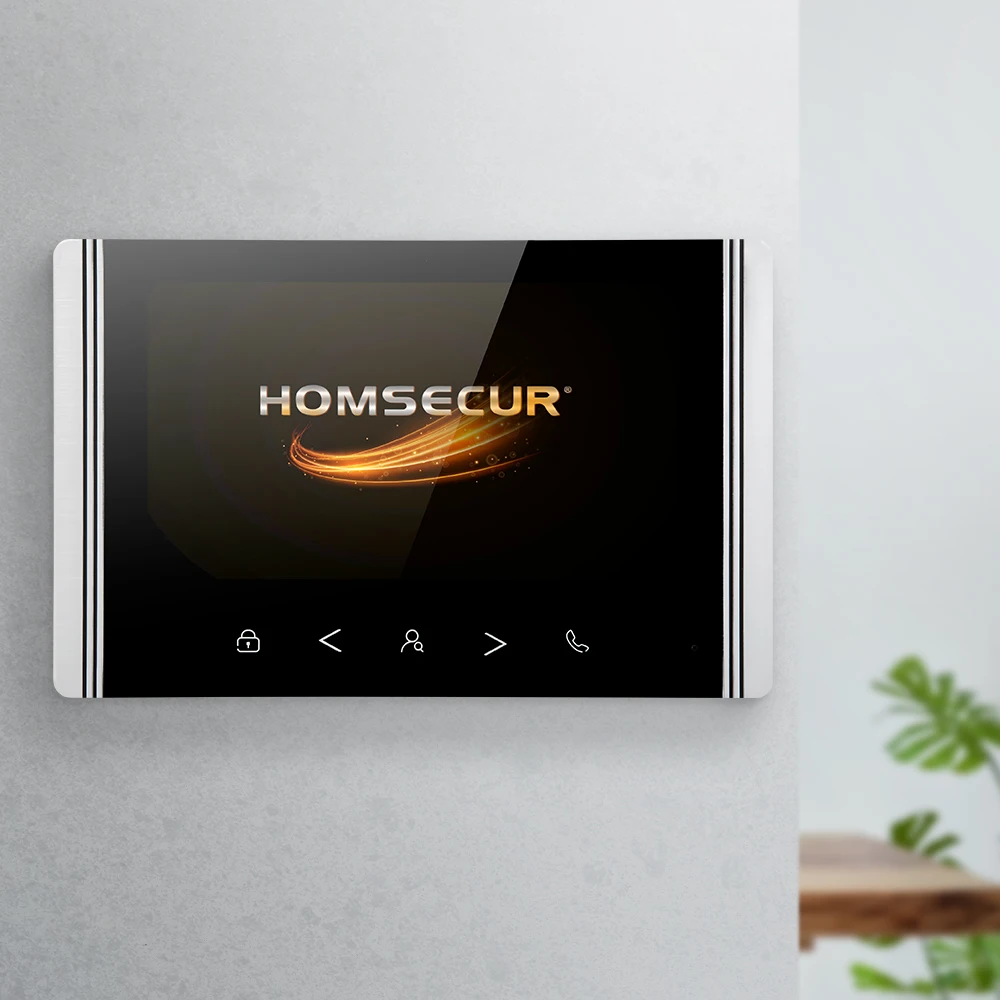 

HOMSECUR XM715F 7-дюймовый внутренний монитор 1080P для видеодомофона HDS с 4-проводным подключением