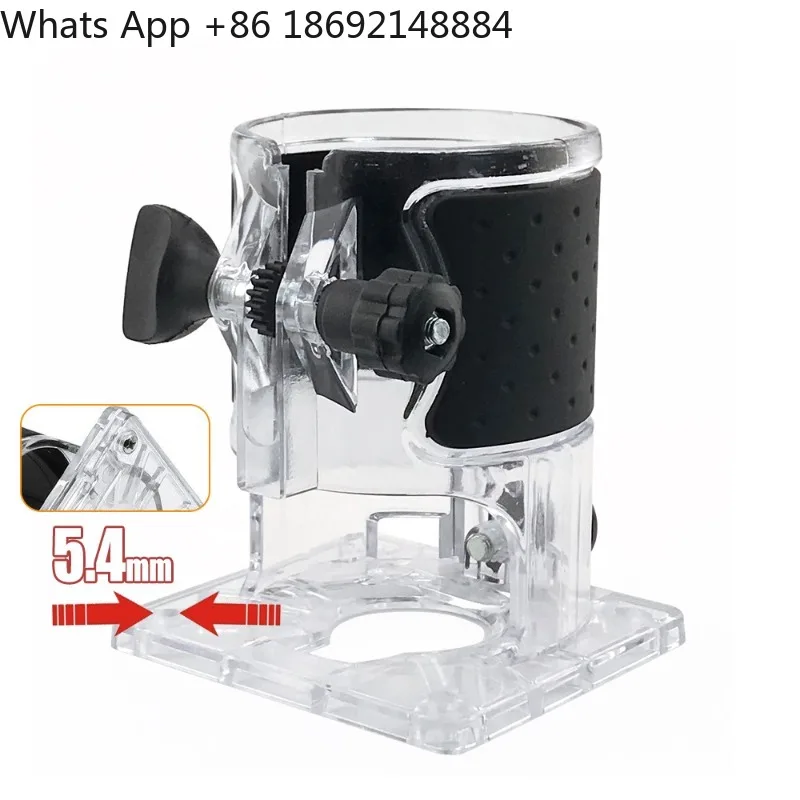 

Transparent PP Trimmer Base Cover for Woodworking Machine Power Tool Accessories