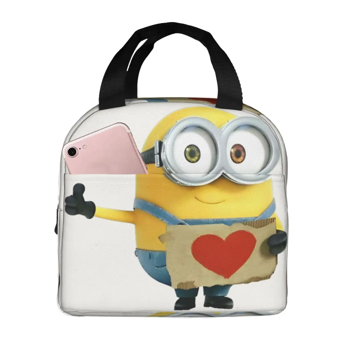 

Minions Minions Picnic Storage Despicable Me Minions For Girls Large School Hand Bag Durable Waterproof