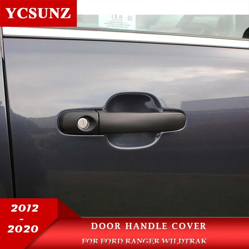 ABS Door Handle Cover For Ford Ranger Wildtrak T6 T7 T8 2012 2013 2014 2015 2016 2017 2018 2019 2020 2021 Pickup Truck