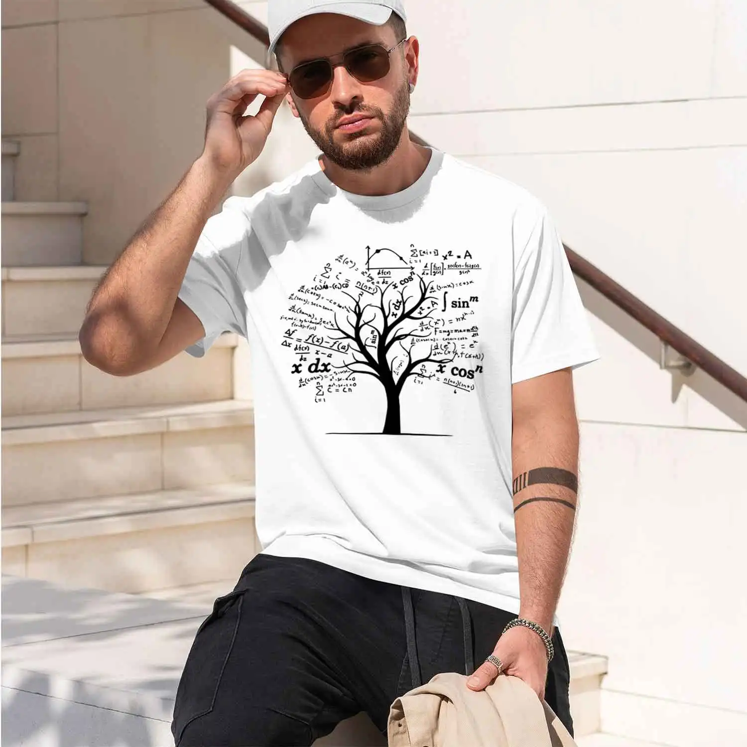 Funny Calculus Algebra Tree Math Teaer Geek T Shirts Grh Birtay Gifts Streetwear Short Sve Style T-shirt Harajuku 2026 New Model