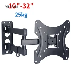 Tilt Swivel Monitor Bracket, TV Suporte de parede, braço TV Stand, campista Mount, 15 a 32