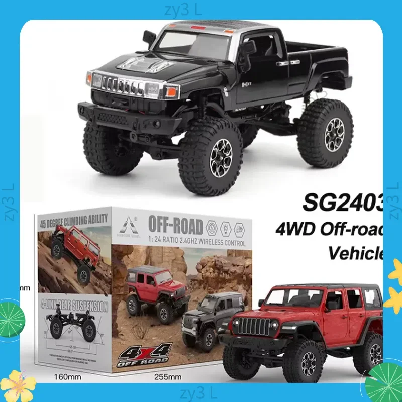 

SG2403 1/24 Мини-радиоуправляемый автомобиль 2,4 г Автомобиль с дистанционным управлением 4wd Внедорожный высокоскоростной пикап для восхождения для детей Мальчики Подарочные игрушки Модель
