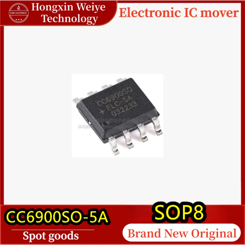 

(10/100 pieces) CC6900SO-5A CC6900SO SOP-8 Single-chip Hall effect current sensor sensitivity 400mV/A 100% brand new