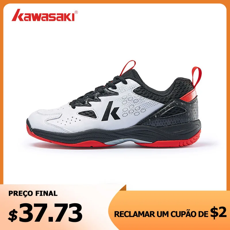 Kawasaki- tenis masculino sapatos de badminton para homens, calçados esportivos, respiráveis, anti-twish, novos, a3307