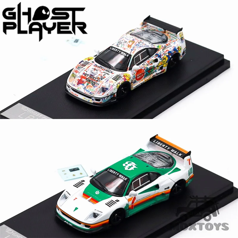 

GHOST PLAYER 1:64 LBWK F40 Limited500 Модель автомобиля из литого металла