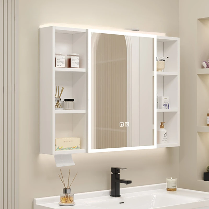 

Marker Organizer Mirror Jewelry Cabinet Pocket Luxury Wall Mirrors Bathroom Vanity Storage Locker Shaving Mount Kitchen Cabinets