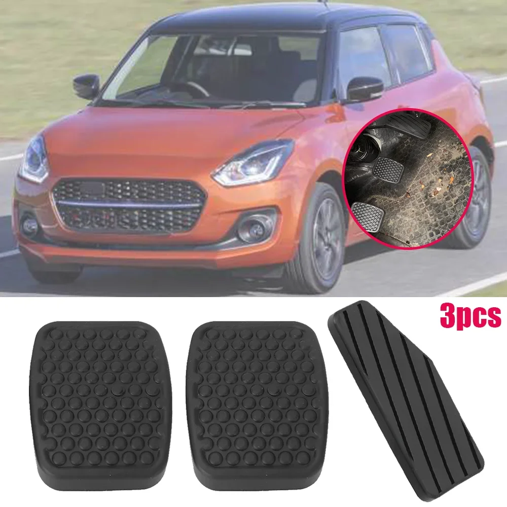 For Suzuki Swift RS413/413D/415 2006 - 2013 Chevrolet Spark M100 M150 Brake Clutch Pedal Rubber Pad Cover 4945160B00 49751-79001