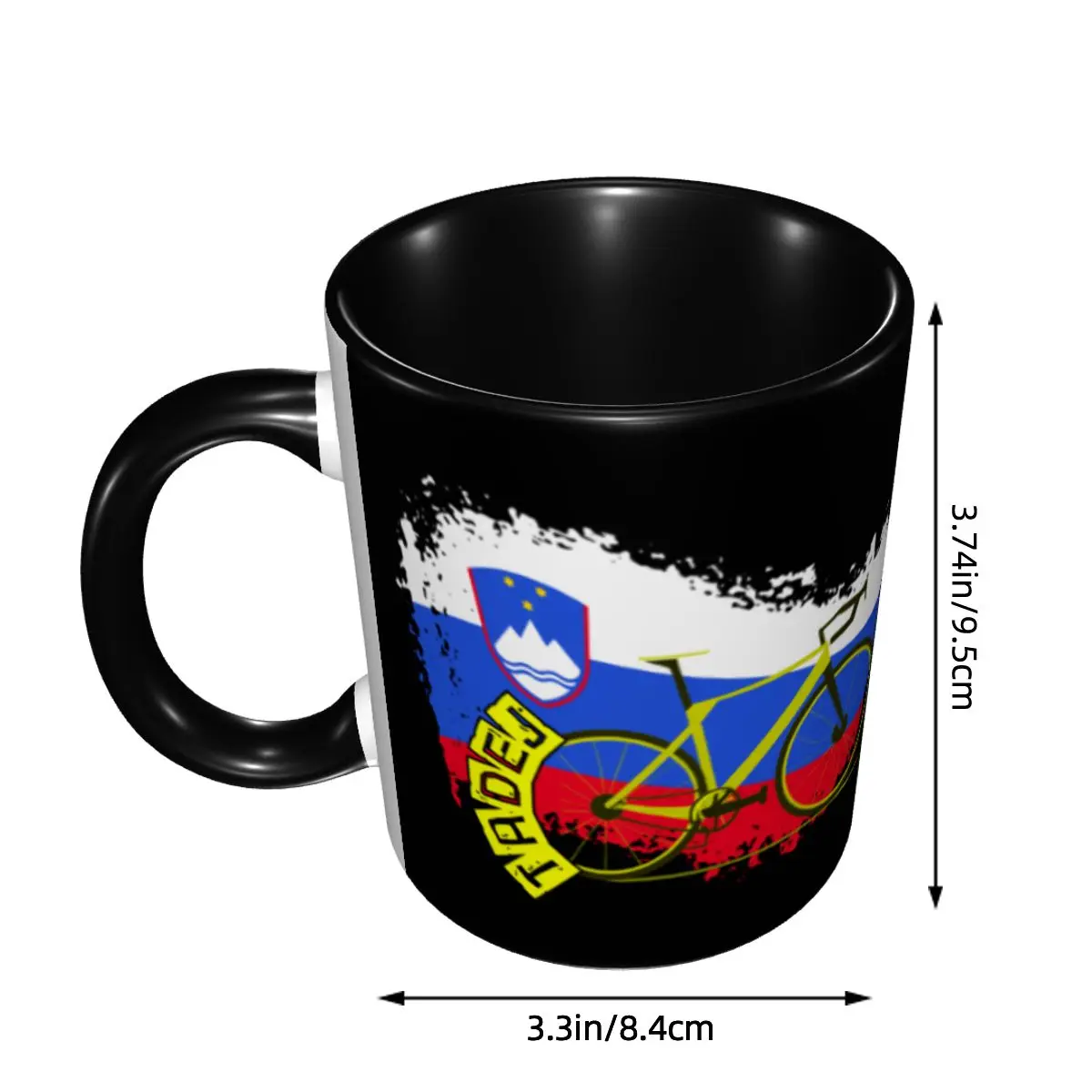 Custom UAE Tadejs Cycling Racer Pogacars Coffee Mugs DIY Ceramic Tea Milk Cup