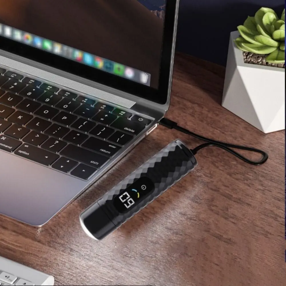 

2 in 1 Electric Nose Hair Trimmer Digital Display Rechargeable Men's Electric Razor Fast Charging with Replaceable Head