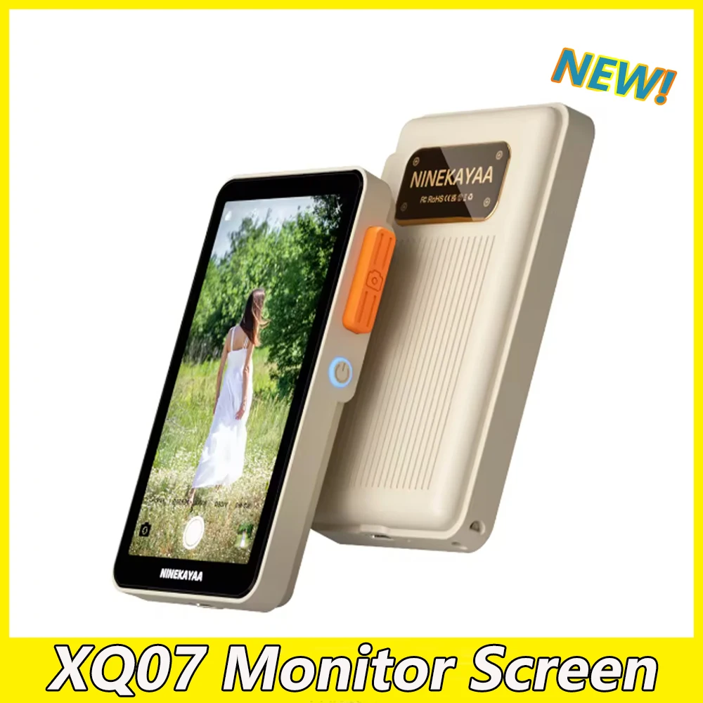 NINEKAYAA XQ07 Monitor Screen for Using Phone Rear Camera for Smartphone Selfie Vlog Live Stream Video Recording VS KingMa PH01