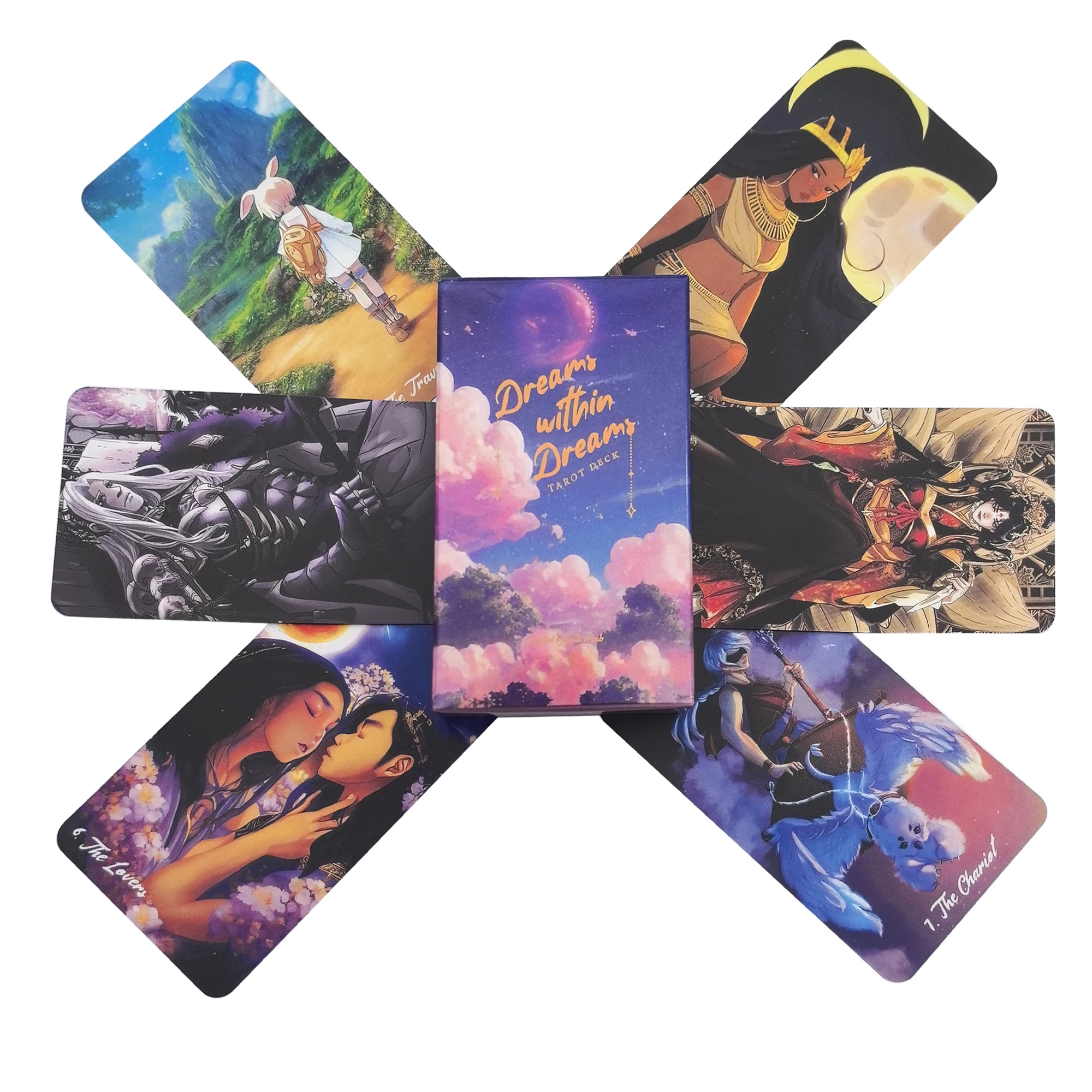 

Dreams Within Dreams Tarot Deck Cards A 78 Deck Oracle English Visions Divination Edition Borad Playing Games gift