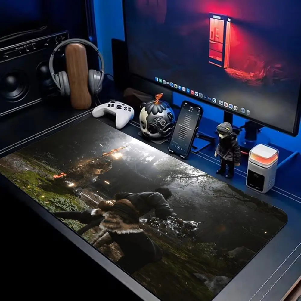 Black Myth Wukong Mouse Pad Extra Large XXL Extended Gaming Desk Mat Customizable natural non-slip rubber