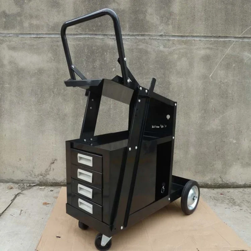 hand trolly push with handle welding cart