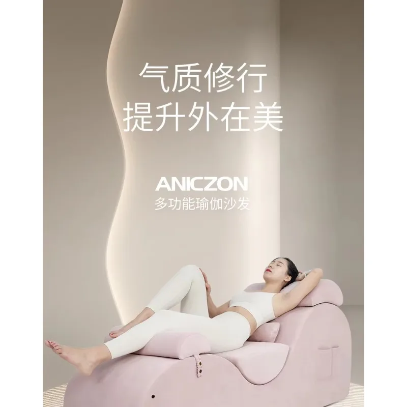 

X-Large Chaise Chair for Yoga Stretching Sofa High-Density Foam Filled Yoga Chair for Bedroom