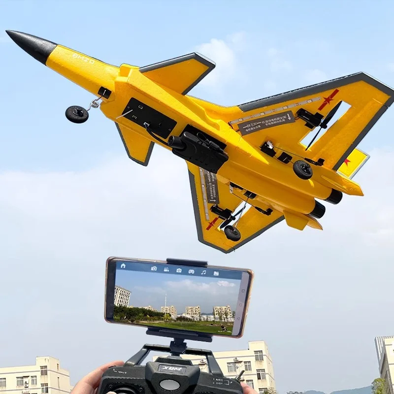 Bm20 J20 Fighter Remote Control Airplane Four Channel Wifi Aerial Photography Foam Fixed Wing Glider For Outdoor Adults