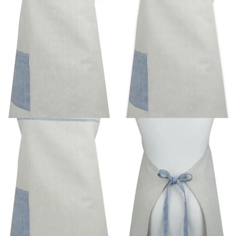 

Nautical Blue Striped Chef's Apron from DII Kitchenware Collection