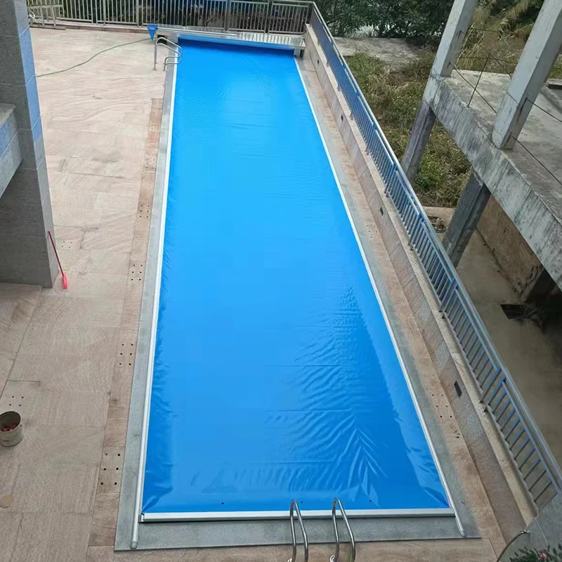Factory Direct Selling Swimming Pool Auto PVC Cover Hot Selling Keep Temperature & Prevent Dust Leaf Pool Cover