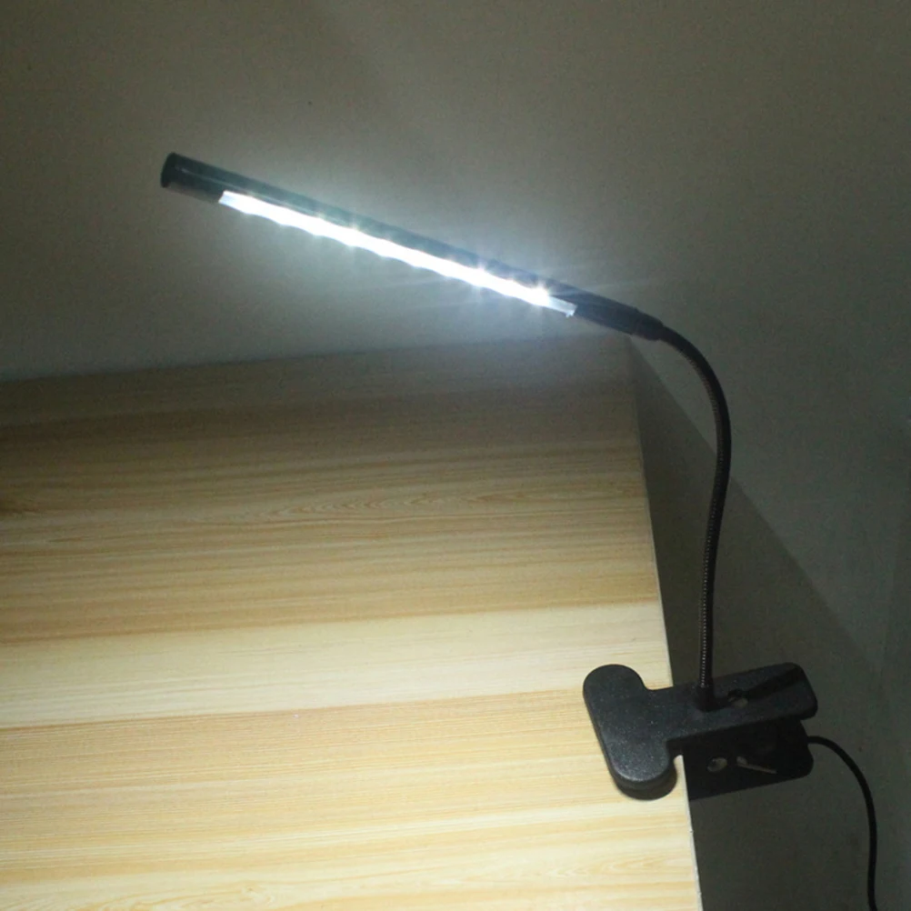 

Smart Touch Led Clip Desk Lamp Usb Eye Protection Adjustable Brightness Touch Control Mini Computer Lamp Bedside Reading Light
