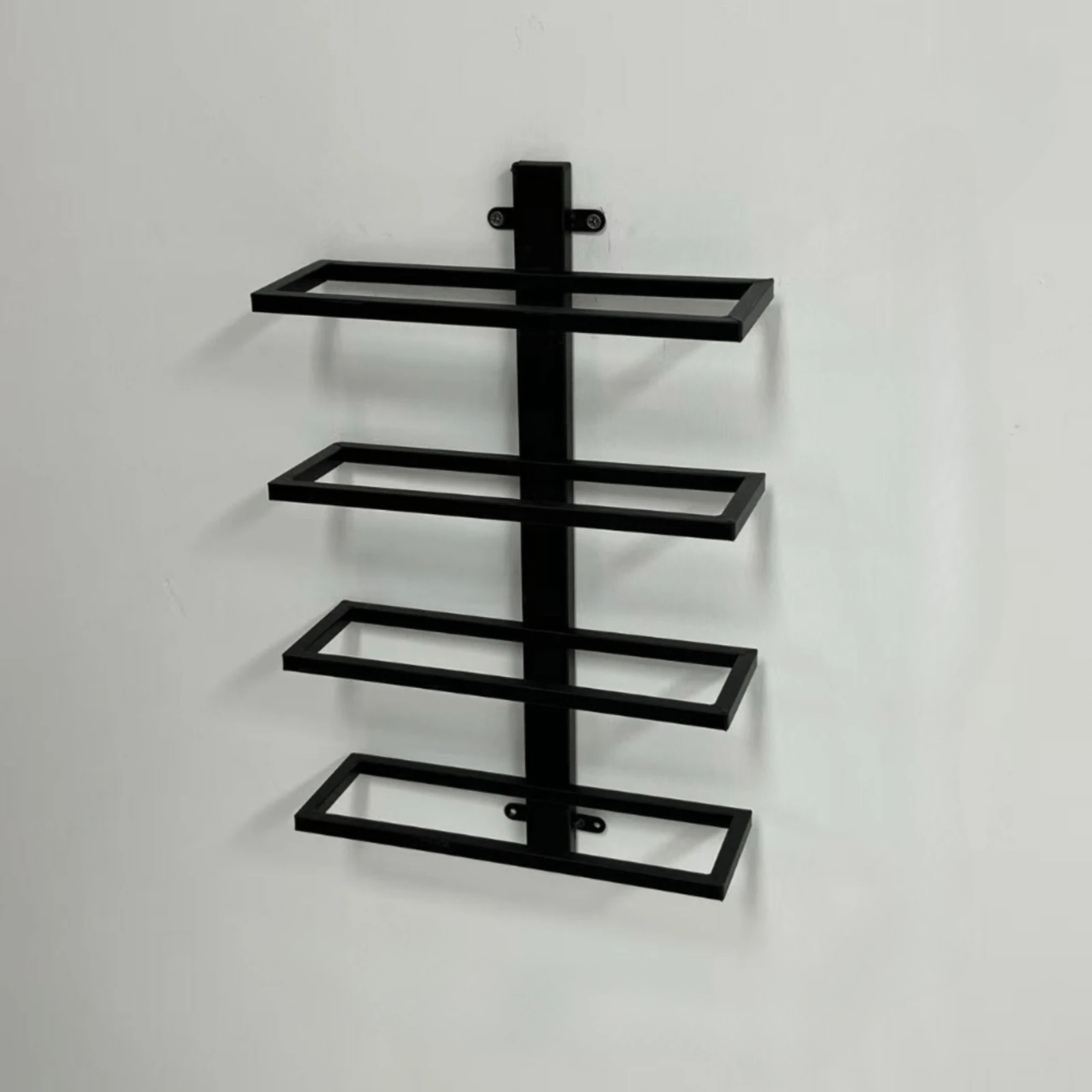 Wall-Mounted Wine Rack Open-Frame Wall Mount Wine Rack Easy Installation Stylish for Collectors, Home Bar, Kitchen