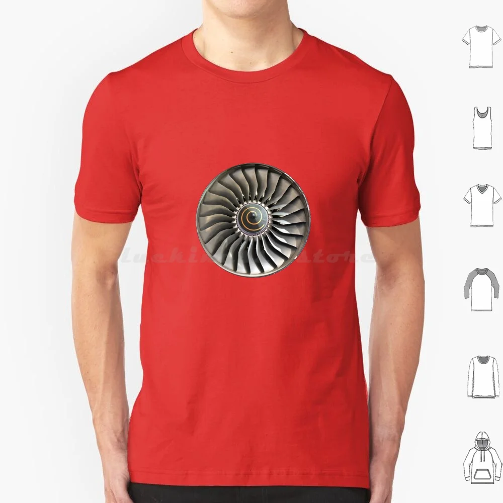 Jet Engine | Propeller T Shirt Big Size 100% Cotton Aviation Airplane Plane Engine Flight Flying Aeroplane Boeing Jet Pilot Jet