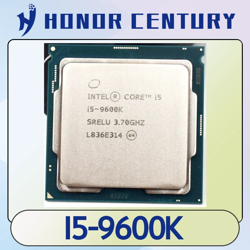 Core i5-9600K i5 9600K 3.7 GHz Six-Core Six-Thread CPU Processor 9M 95W LGA 1151