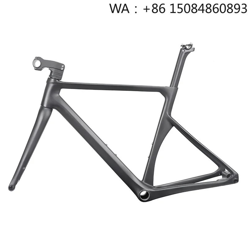 

700C Road Bike Frame, carbon fiber material, comfort geometry, ultra light build for long time road travel