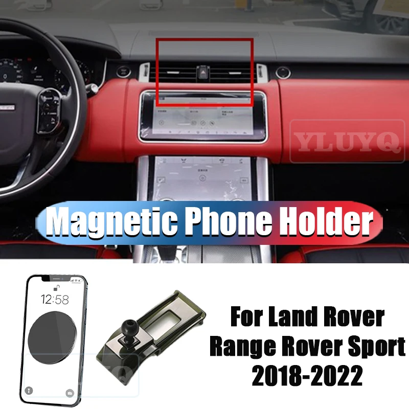 

For Land Rover Range Rover Sport 2018-2022 Car Mobile Phone Holder Magnetic Gravity Mount Navigation Dedicated Car Accessories