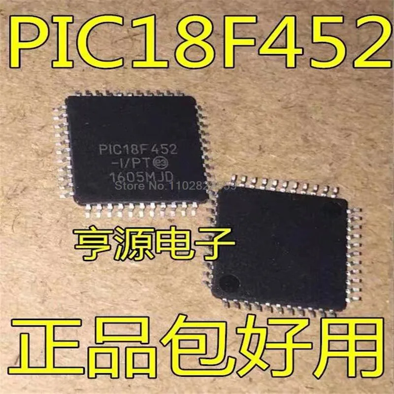 

(1-10pieces) PIC18F452 PIC18F452-I/PT TQFP-44