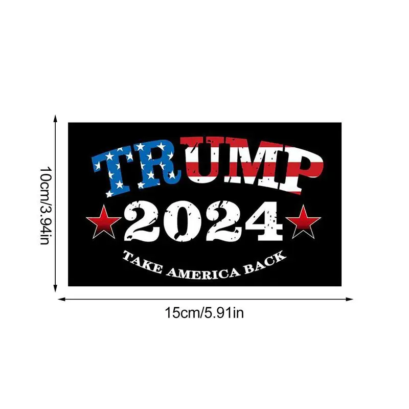 2024 Trump Sticker Make America Great Again Decal Sticker Back Again Trump In Election Ticker USA Presidential Election campaign
