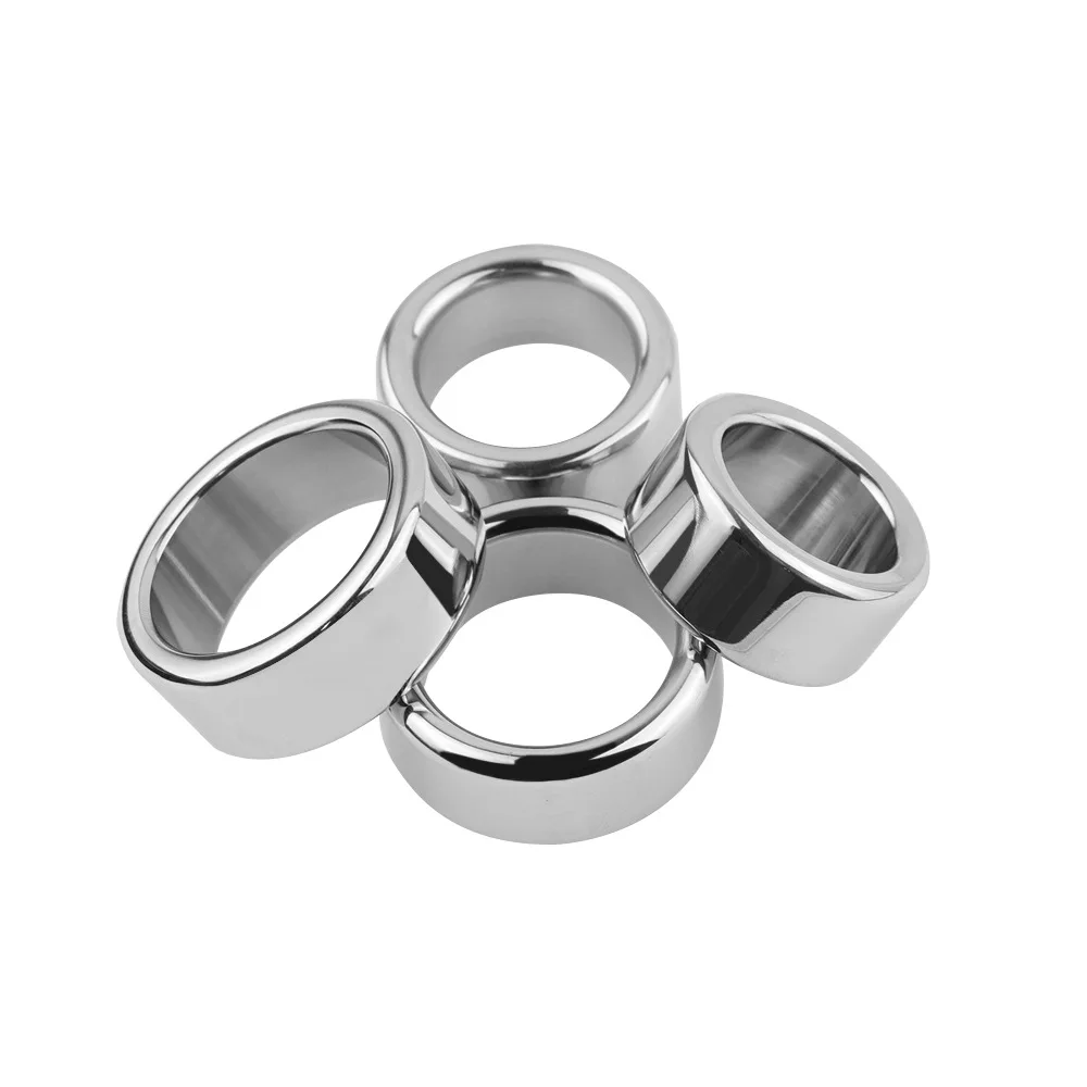 304 food gradeStainlessSteelPenisRingSexToysforMenroundCockRingsSexMetalPenisRingCasingBoundScrotum Cock Ring Sex Toy for Men