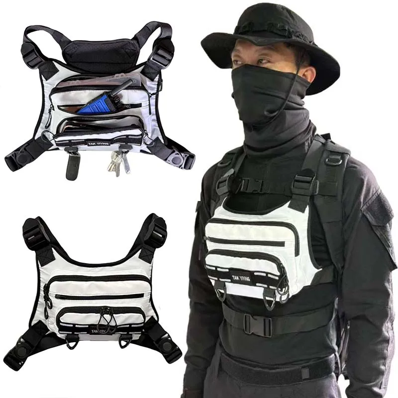 الصيد الدراجات حقيبة الثدي التكتيكية حقيبة الثدي التصوير الوظيفي حزمة الثدي ركاب متعددة الوظائف في الهواء الطلق رسول