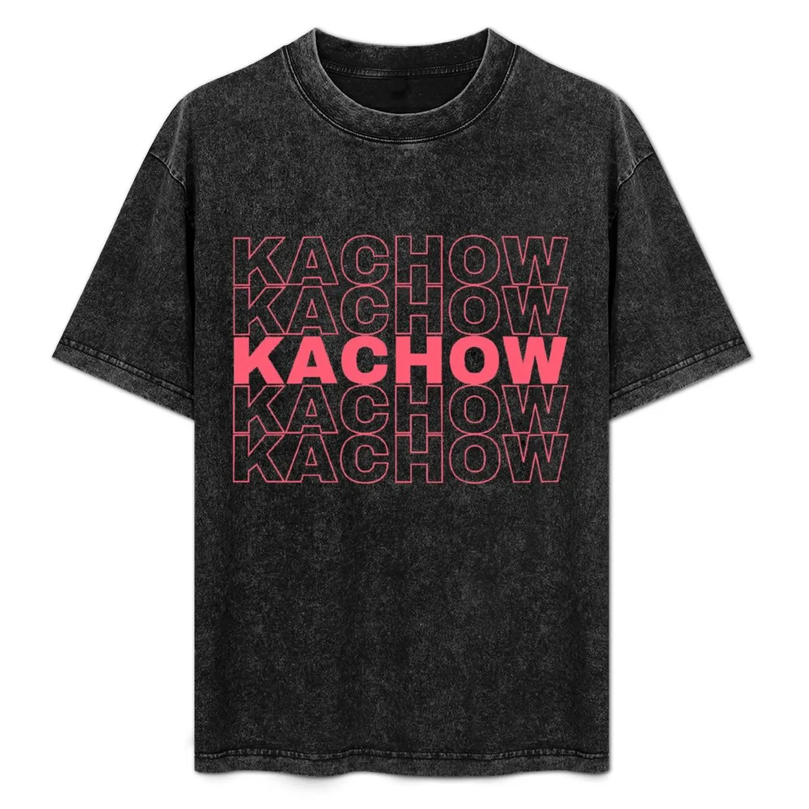 Kachow T-Shirt custom t-shirts anime Anime t-shirt luxury clothing labubu heavy weight t shirts for men