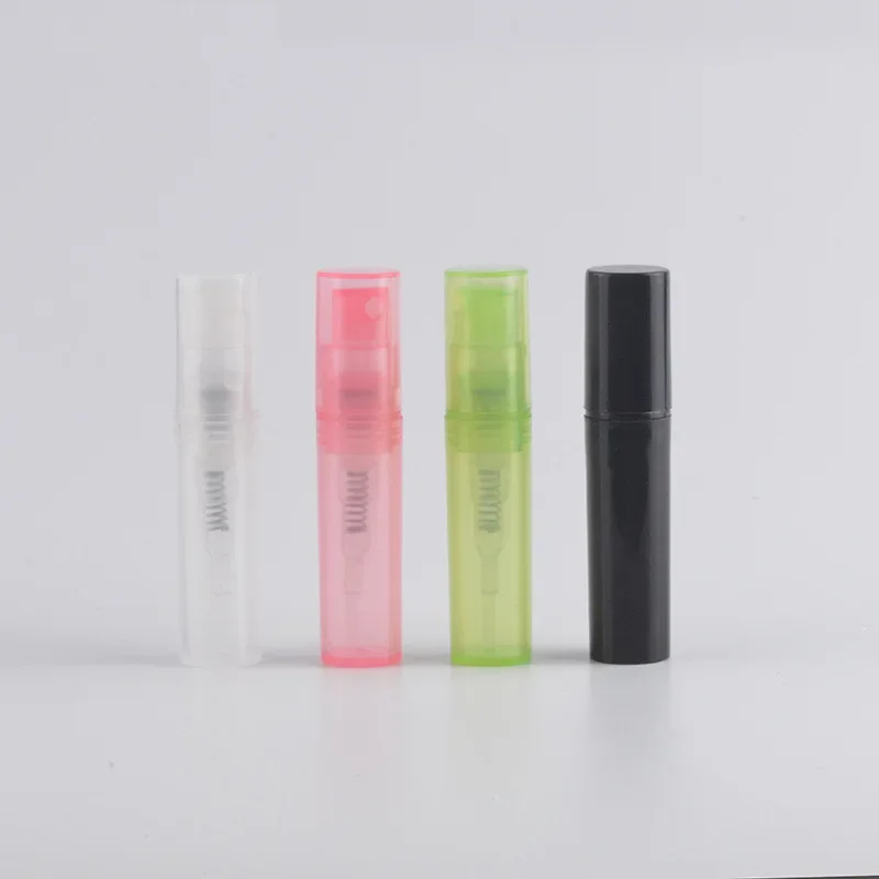 200/100Pcs/Lot Plastic Spray Bottle Small Cosmetic Packing Atomizer Perfume Bottles Atomizing  Liquid Container