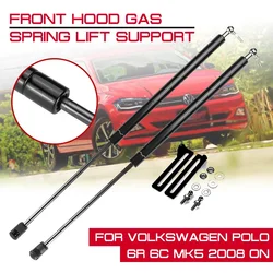 Lift Strut Bars Support Rod Gas Spring Refit Bonnet Hood Gas Shock For VW Polo 6R 6C MK5 2008 2009+ For Volkswagen