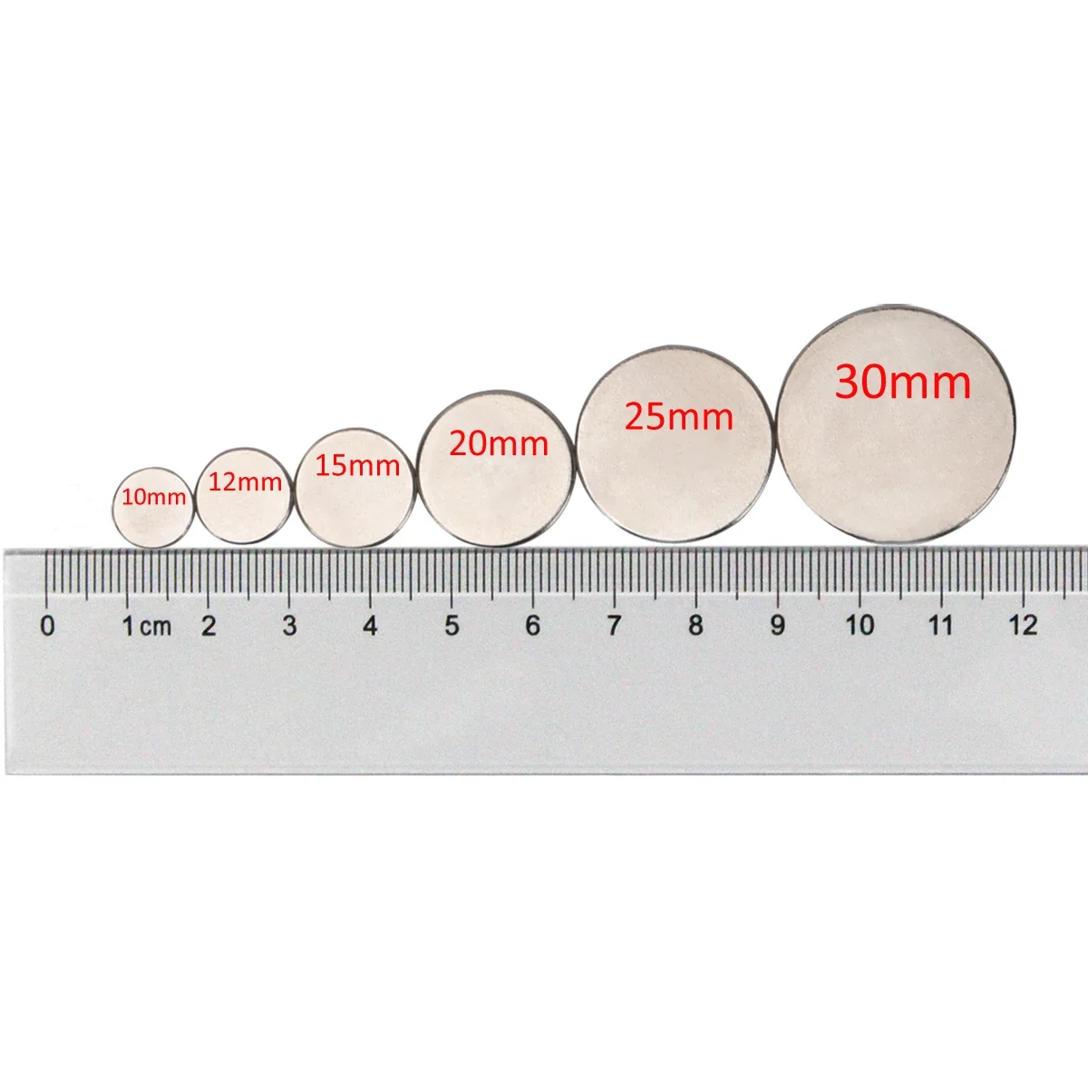 Small Rare Earth Neodymium Magnet Disc Permanent Powerful Round Magnets with Double-Sided Adhesive for Fridge Stickers Craft DIY