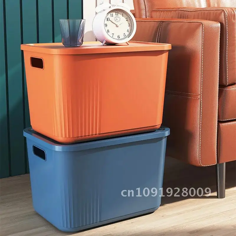 

with Plastic Storage Box Desktop Lid Sundries Cosmetics Supplies Toy Storage Containers Kitchen Organizer Baskets Home Jewelry
