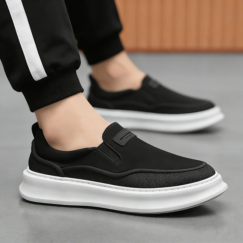

1pair Low-top Casual Single Shoes Breathable and Lightweight Men's Shoes New Spring Versatile Canvas Shoes Size 39-44
