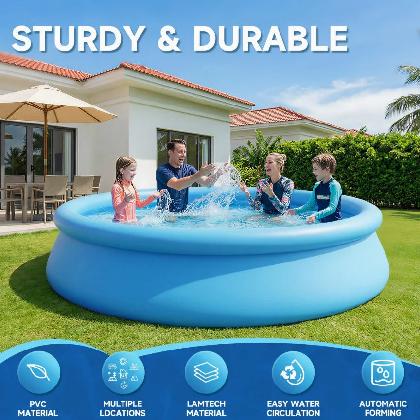 Family Inflatable Pool Outdoor Home Use Foldable Required for Adults & Childrensports Entertainment Product