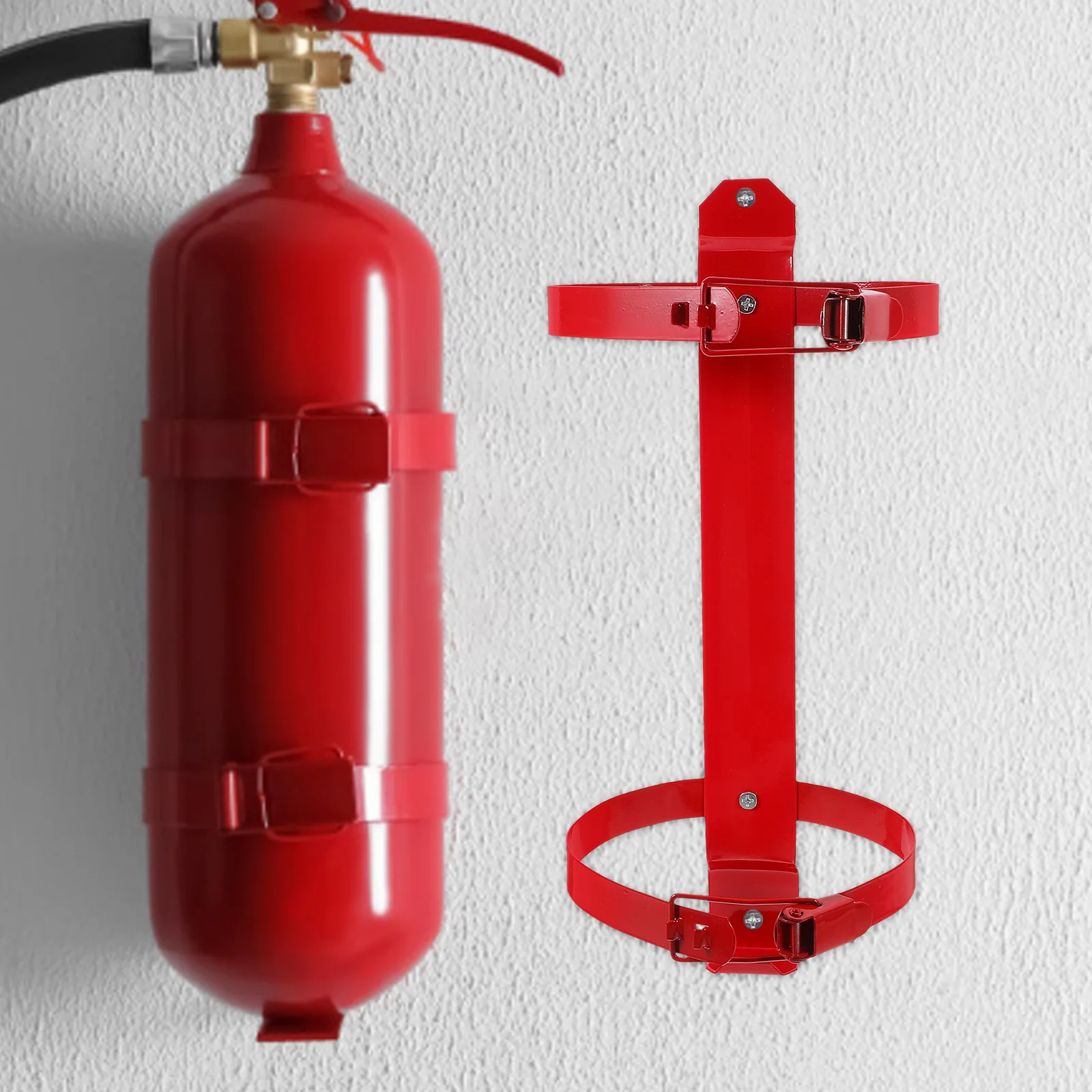 

Fire Extinguisher Wall Mount Heavy Duty Bracket Adjustable for Car Boat Home Compact Storage Spacesaving Rack Hook