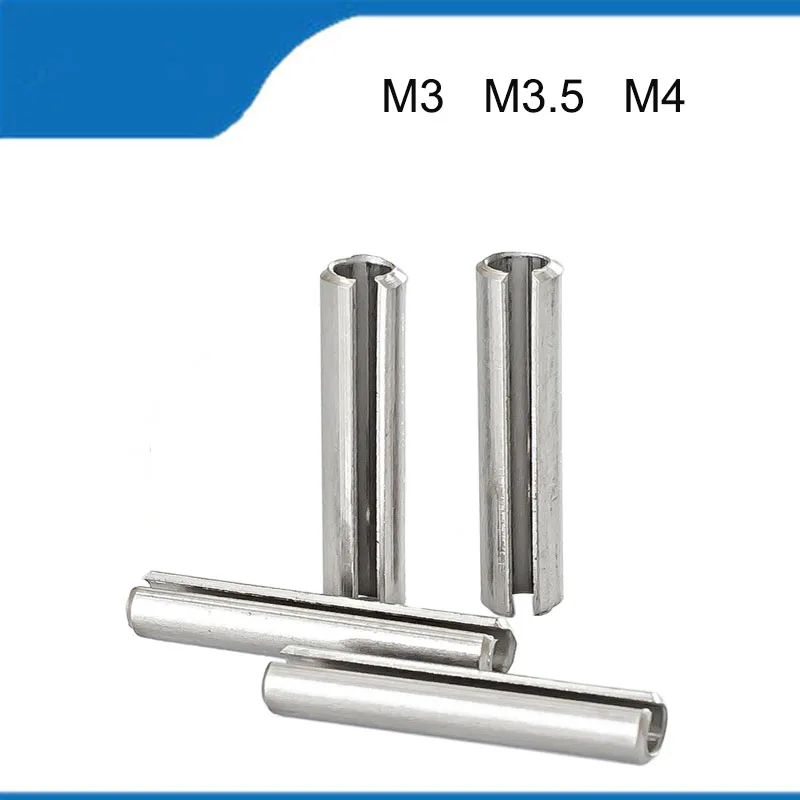 

GB879 Standard Part M3 M3.5 M4 80PCS 304 Stainless Steel Cylindrical Elastic Pin Locating Pin Cotter Pin Spring Pin