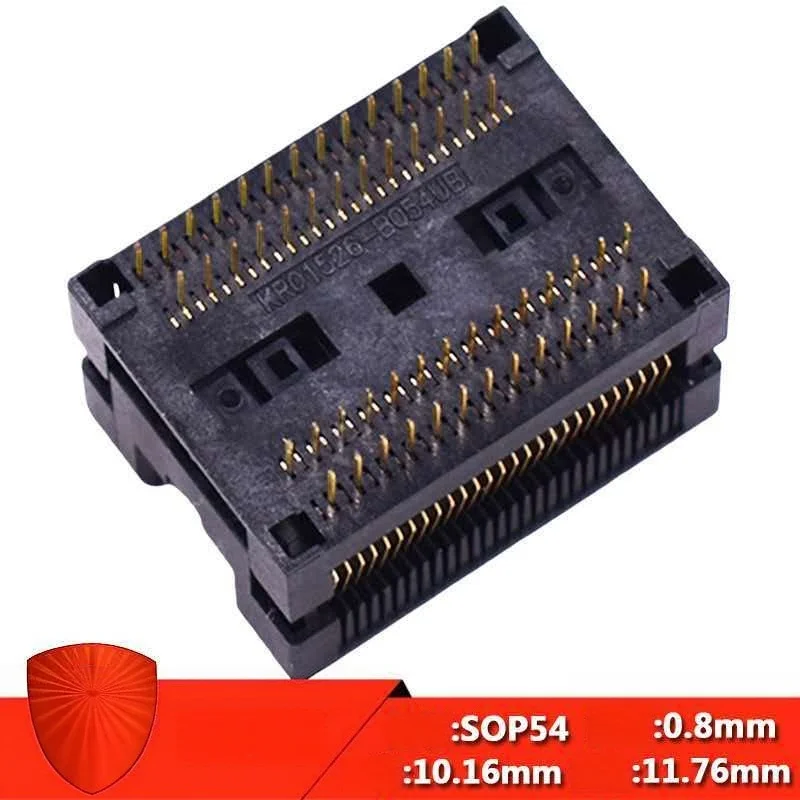 TI original imported CTP054-089AB chip test stand SOP54 spacing 0.8mm chip burning stand