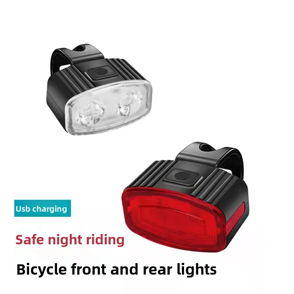 Lanterna para bicicleta, luz dianteira/traseira, recarregável por USB, farol para bicicleta de montanha (MTB) e bicicleta de estrada, lanterna à prova d'água, lanterna para ciclismo, luz para bicicleta de pneus largos.