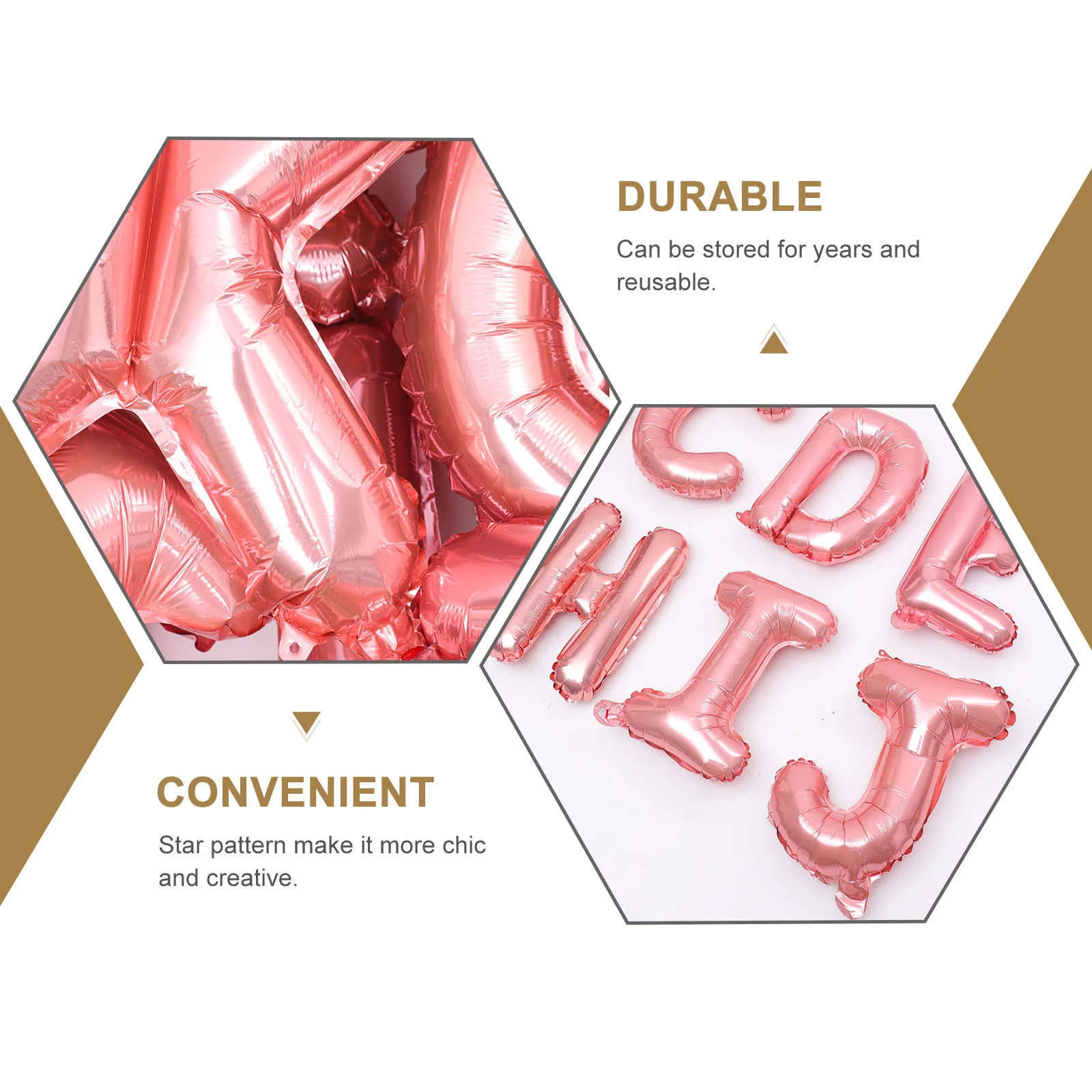 

Aluminum Foil Balloons 26 Letters 16 Inch Alphabet Foil Balloons for Wedding Birthday Party Festival Decorations Reusable Star