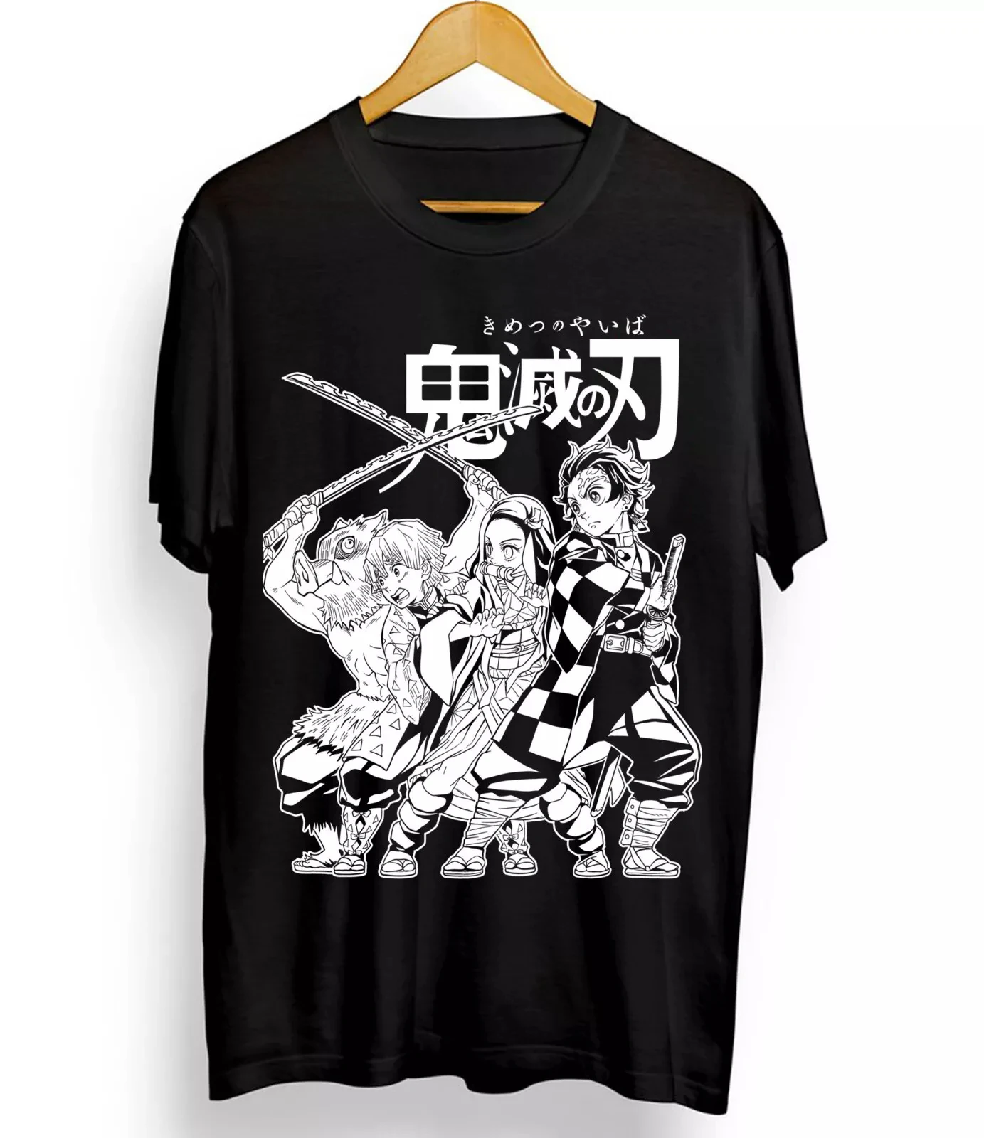 

Kimetsu No Yaiba New T-shirt Demon Killer Men's Cotton T-shirt Summer New Men's Street Top Cotton Crew Neck Women Short Sleeve