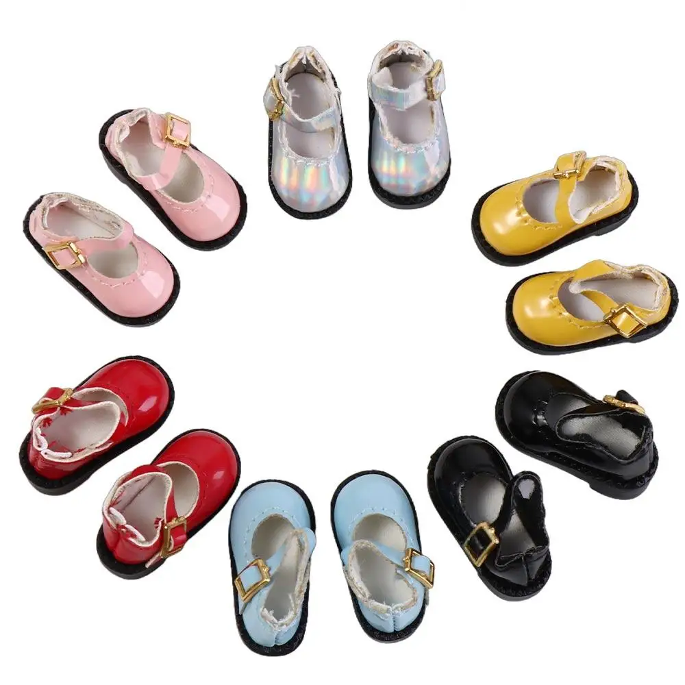 

1 пара кукольных сандалий ob11, мини-круглый носок, 12 кукол BJD, обувь из искусственной кожи, 2,7*1,3 см, милые туфли принцессы OB11, кукла ob11