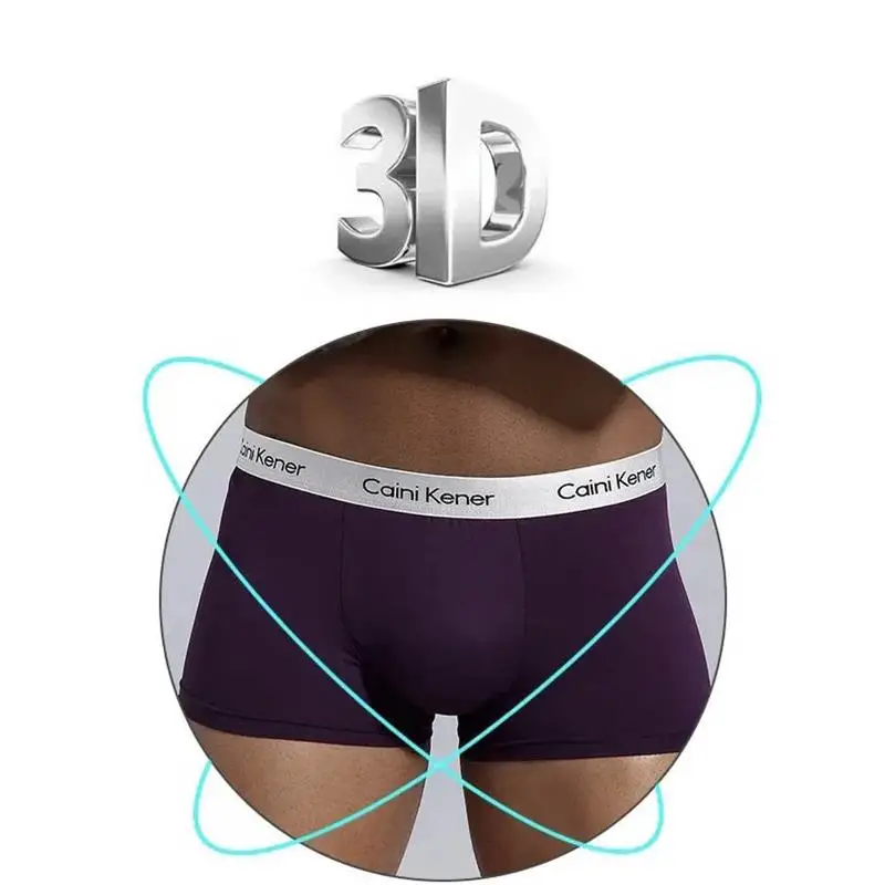 Heren Merk Ondergoed Sexy Shorts Zachte Hoge Stretch Stof Ademende Anti-Bacteriële 3d Tas Heup Lift Effen Kleur Heren Ondergoed