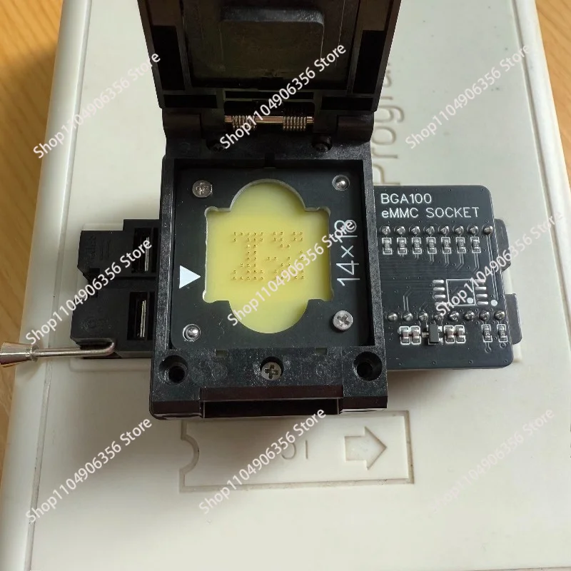 809H emmc100 bga100 probe programming seat test seat adapter, car navigation offline programming seat